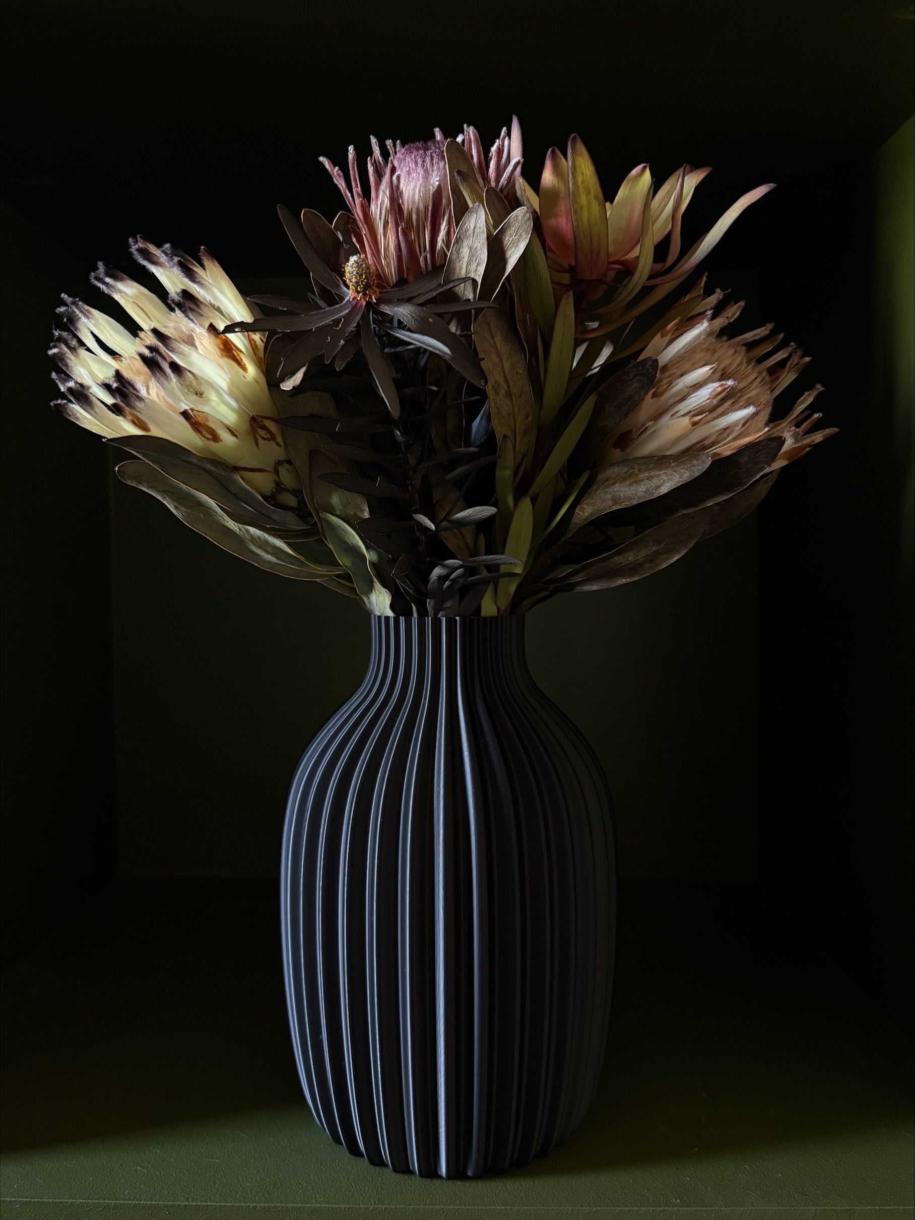 MODERN BLACK GOTHIC VASE